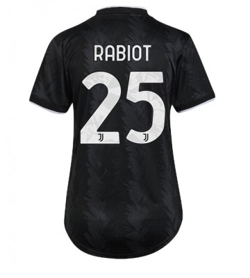 Juventus Adrien Rabiot #25 Bortedrakt Kvinner 2022-23 Kortermet